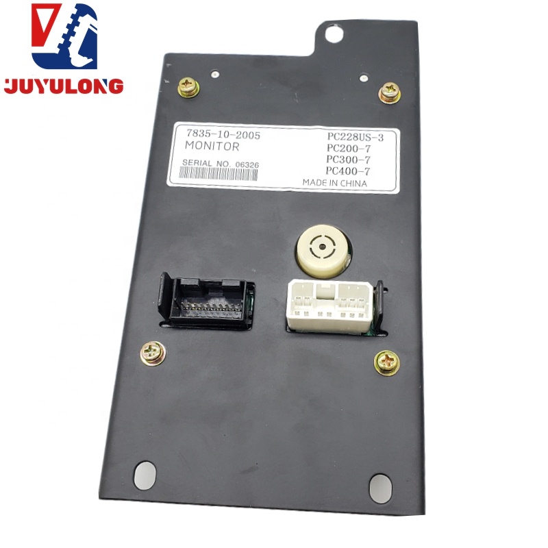 JUYULONG for Komatsu PC110-7 130-7 Display Panel Assembly 3-4 Mode 7835-10-2005 LCD Panel for Construction Machinery Parts