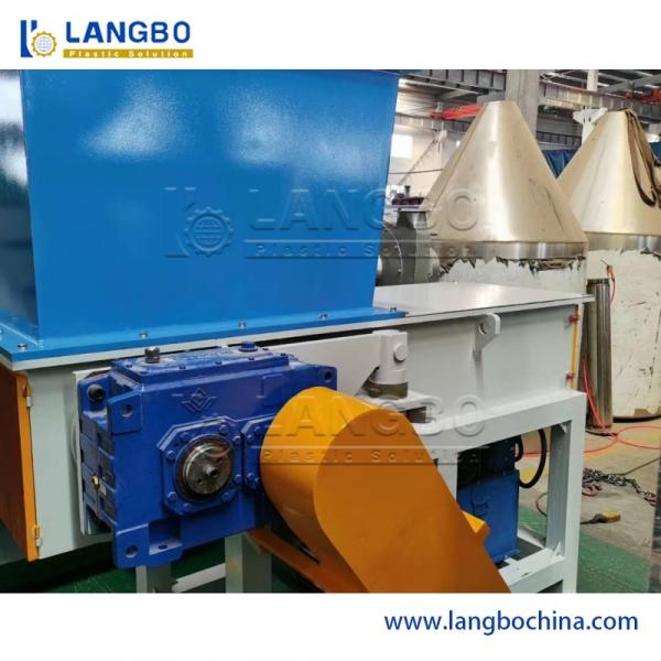 Plastic Recycling Shredder Crusher PP Bottle PE Film HDPE Blue Barrel PVC Profile Pipe ABS Pet Bottles PC Waste Crushing