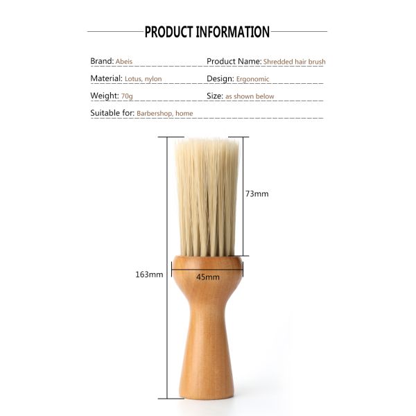 Brosse à poudre personnalisable pour le cou et le cou