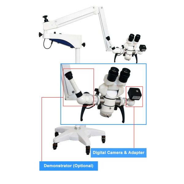 12.5X Medical 30mm Dental Lab Microscope Surgical Operating