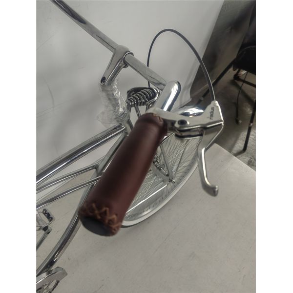 160kg Load Capacity Shimano Grip 26 Lowrider Complete Chrome Bike for Your