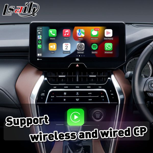 Lsailt Wireless Android Auto Carplay Interface for 2020-Present Toyota Harrier Venza Support Radio Module