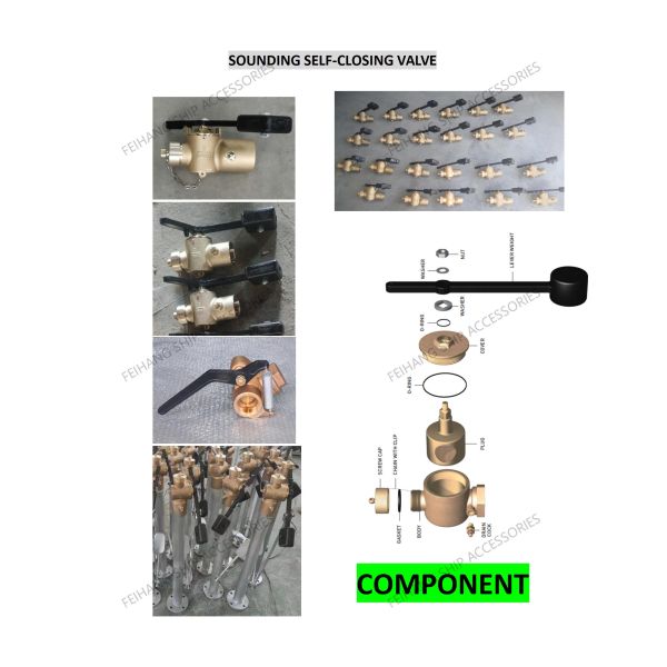 Самозакрывающие вентиляционные клапаны для прослушивающей трубы DN6, самозакрывающий вентиляционный клапан с пружинным нагрузкой Материал корпуса клапана Бронза / латунь