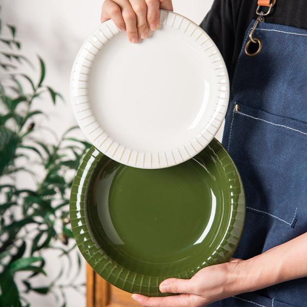 Convecção de porcelana de cerâmica personalizada para utensílios de mesa domésticos na Europa