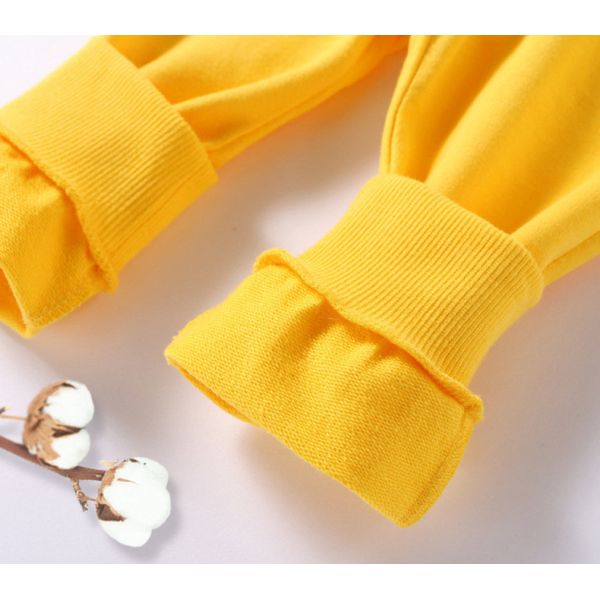 Sports Children'S Outfit Sets Casual Gold Velvet Two Piece