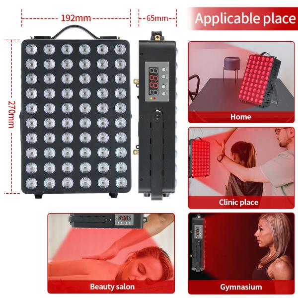 300W Portable LED Light Therapy 630 660 810 850nm Therapy Panel
