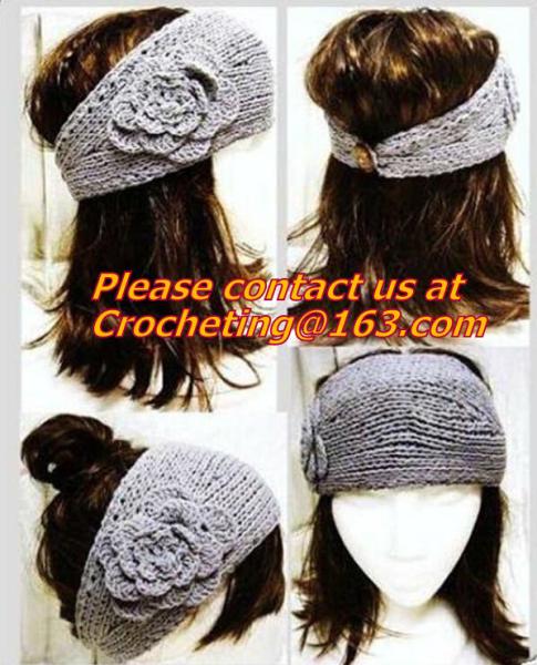 Women knitted Warm Crochet Headbands Knitted Headbands Headwraps For Women Ladies accessor