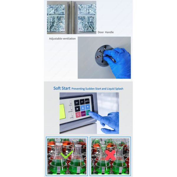 Refrigerated Orbital Shaking Incubator DS-5055 with Dual Doors