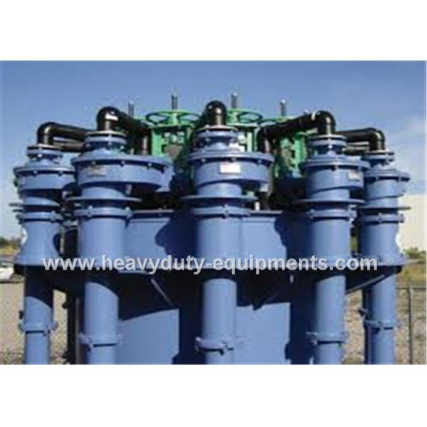 widely using hydrocyclone with 20 tappers and cyclinder height is 110mm