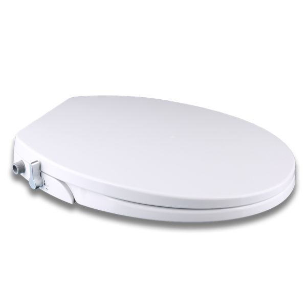 White Color Automatic Toilet Seat Cover Easy Release Featuring For Bathroom