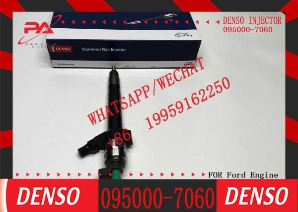Inyector de diesel 0950007060 6C1Q-9K546-BC Inyector de tren común 095000-7060 Para el tránsito F0RD 2.2 2.4 Tdci