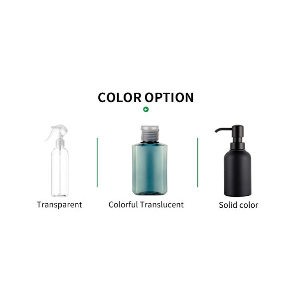 контейнеры ясности 100ml 120ml 150ml пластиковые косметические с точным спрейером тумана