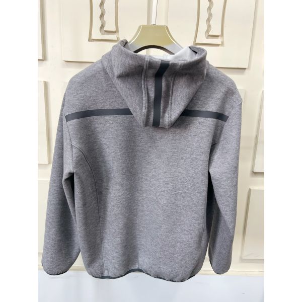 360gsm Premium Tracksuit Men 2 Piece Set Zip Sweatsuit Black Trim Sport Casual Streetwear Autumar and Winter