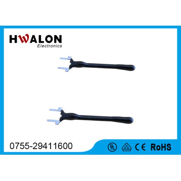 Black Epoxy Type 10k Ohm Thermistor Ntc 3435k For Soybean Milk , Rohs