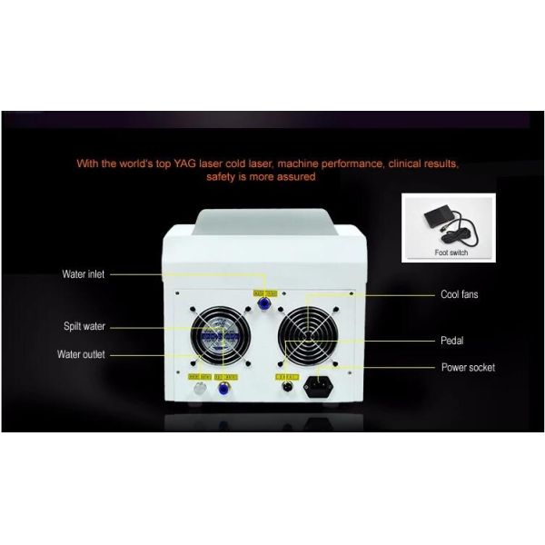 Nd Yag Laser Tattoo Removal Machine Multi Functional CE FDA ISO Certificated