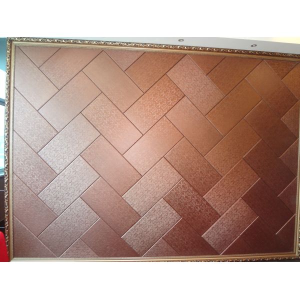 High Strength Fiber Wall Board , High Press Hemp / Kenaf Fiber Square Wall Panels