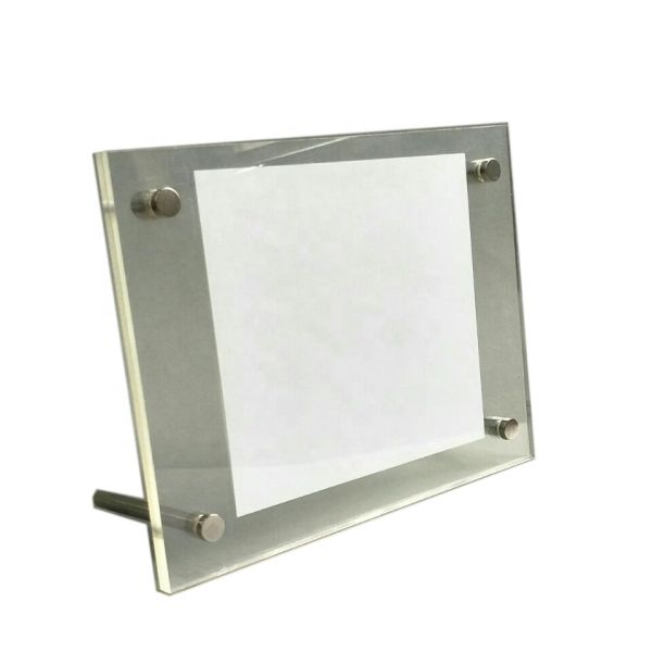 Acrylic Picture Frame Standoffs 6x70xM4 Sign Board Fixing Screw With Nickel Plating