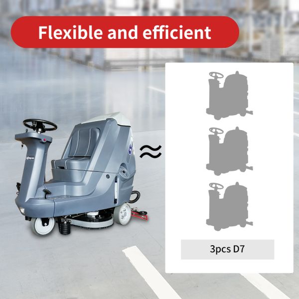 Большая езда танка 180L на скруббере с шириной 1100 скребка