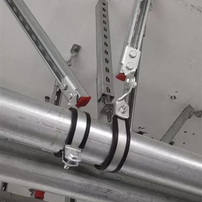 Earthquake Fire Sprinkler Seismic Bracing Hangers For Cable Trays Air Ducts