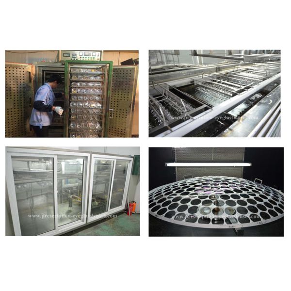 CR39 Uncoated Polarized Eyeglass Lenses Anti UV 1.499 Index 80mm Diameter