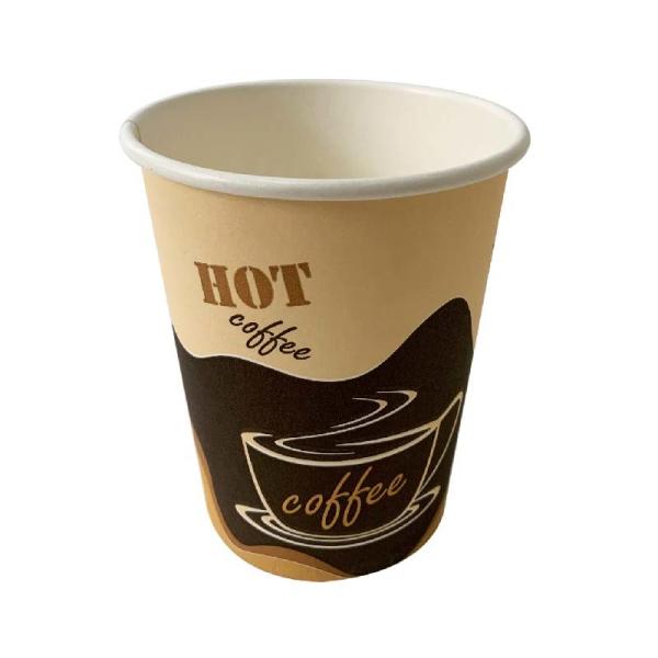 Multi Size 7 Oz Takeaway Coffee Cups Waterproof PE Coating Custom Printed