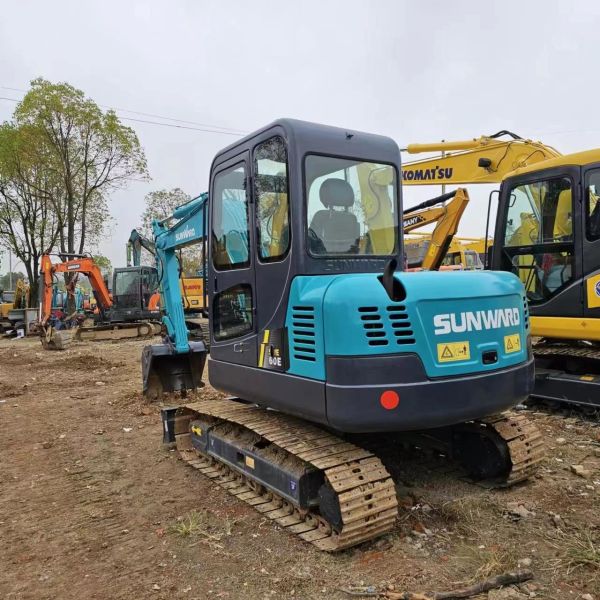 Used Mini Track Excavator SWE60E Second Hand Digger Equipment