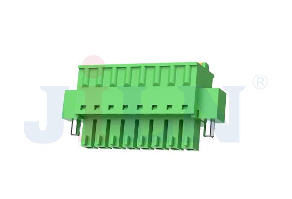 Au Sn 6 Pos Pluggable Terminal Blocks 3.81mm Pitch Plug M4.0 Steel