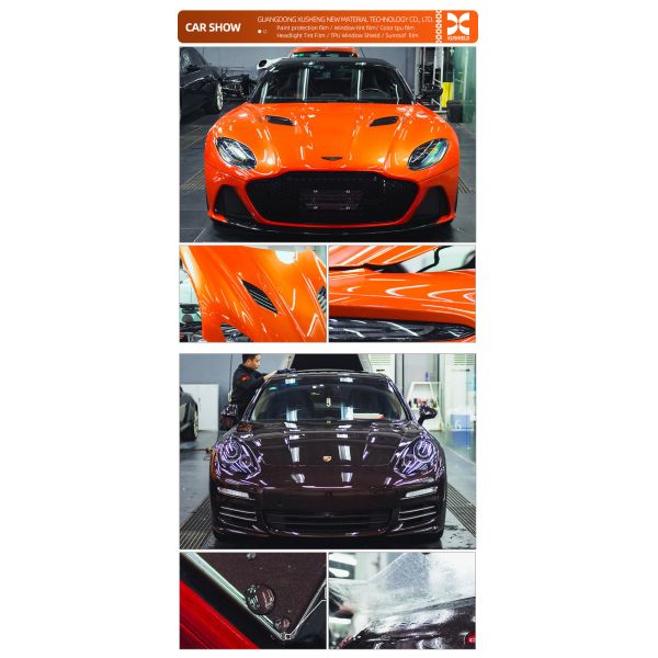 TPH 1.52*15M Высокоблекающий рулон CLEAR Transparent Adhesive Car Body Paint Protection Ppf Film Tph