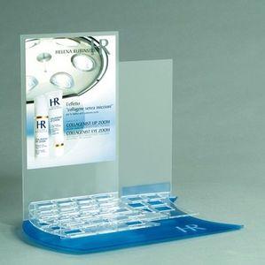 key chain 2 tiers 8pegs wire counter display rack