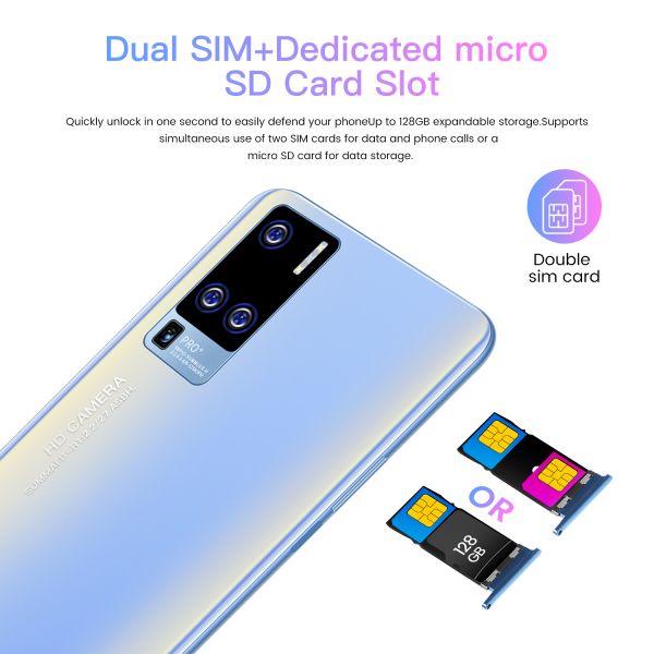 X50 Pro 12GB 512GB 6.7 Inch Unlocked Cell Phone 4800mAh Mobile Phones