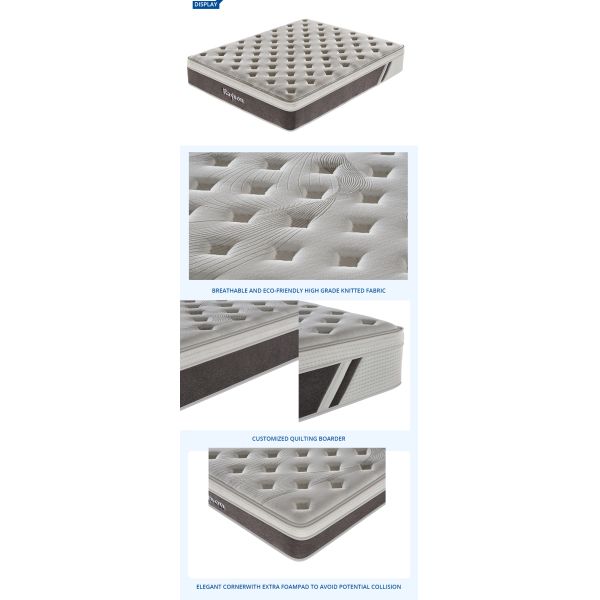 Двойной крен тюфяка весны короля Размера Кармана ферзя в коробке