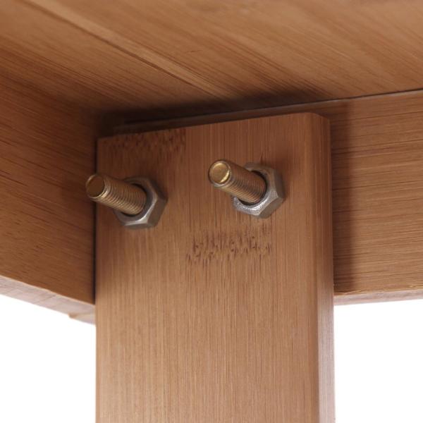 100% Natural Bamboo Home Furniture , Wooden Shoe Shelving Unit  87 X 28 X 45 Cm