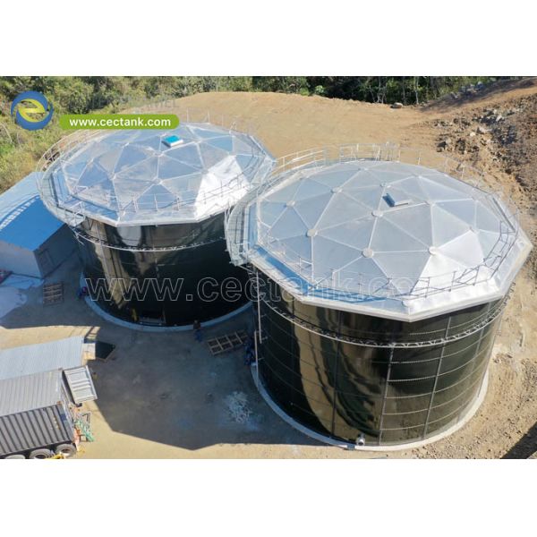 Center Enamel can Provide Aluminum Dome Roofs for Malaysia Crude Oil Storage Tanks