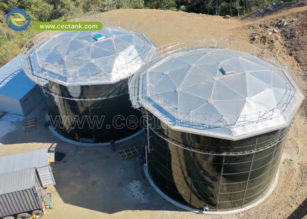 Center Enamel: Elevating Performance and Environmental Control in Holding Tanks with Advanced Aluminum Dome Roofs