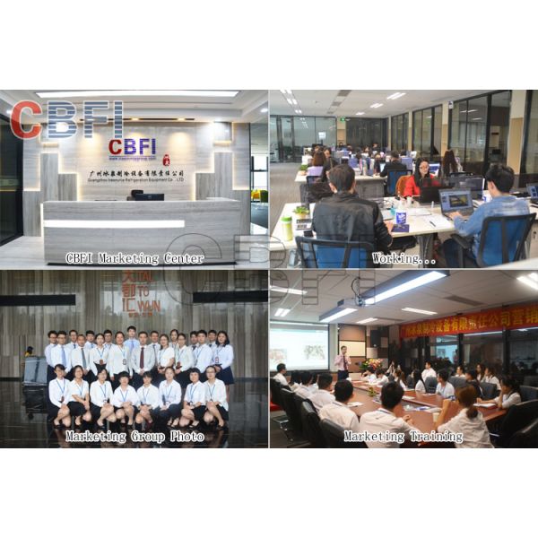 High Production 15 Ton Tube Ice Machine Refrigeration Equipment For Hotel