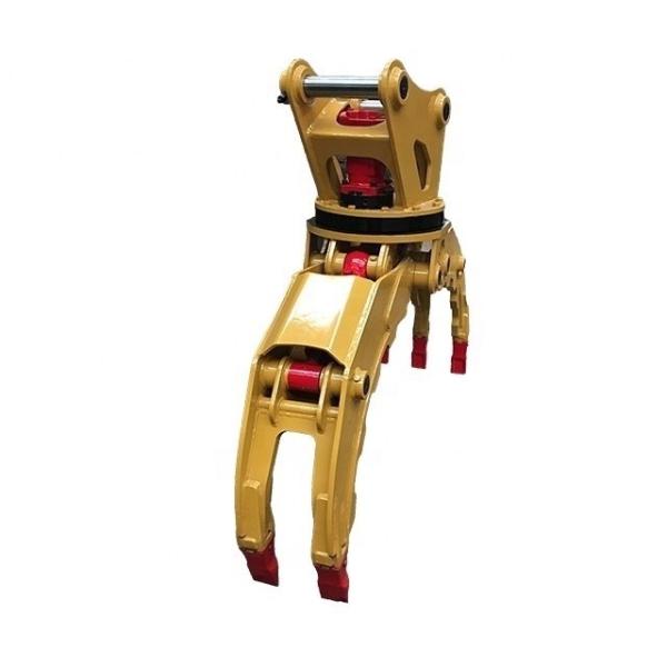 Heavy Duty 360 Rotating Hydraulic Rock Grapple for CAT320 330 336 Excavator