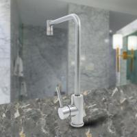 Single Hole Brushed Kitchen Sink Faucet Hot Cold Water Taps Stainless Steel Kitchen Faucet