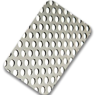 Stainless Steel 304 316L Perforated Metal Sheet Decorative 1219 X 2438mm