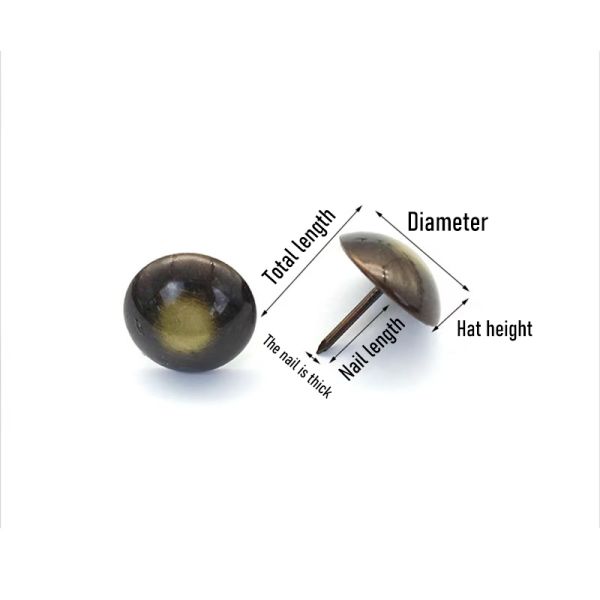 Decorative Upholstery Furniture Nails Stainless Steel Thickened Decorative Sofa Nail Decorative Pushpin