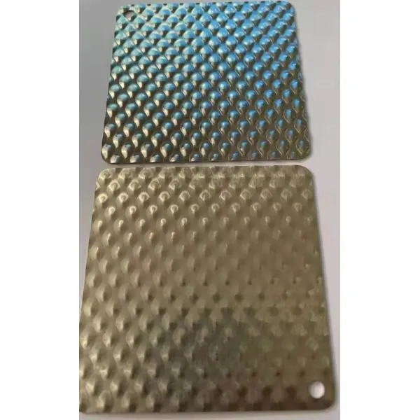 304 Stainless Steel Cold Rolled Polished Surface Embossed Checkered Plate for Press Stamping
