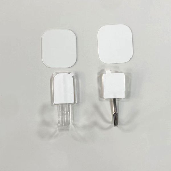 No-Drill No-Trace Adhesive Hook For Thermal Sublimation DIY Strong Hooks For Kitchen Bathroom And Behind Doors