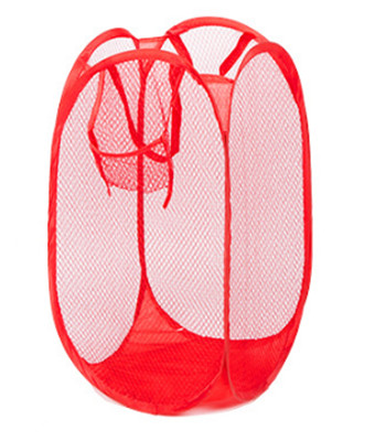 Panier de blanchisserie en plastique pliant en vrac de pp Mesh Laundry Bag