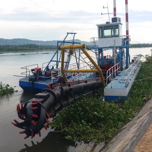 River Cutter Suction Dredger  20m Dredging Depth 10inch Draught