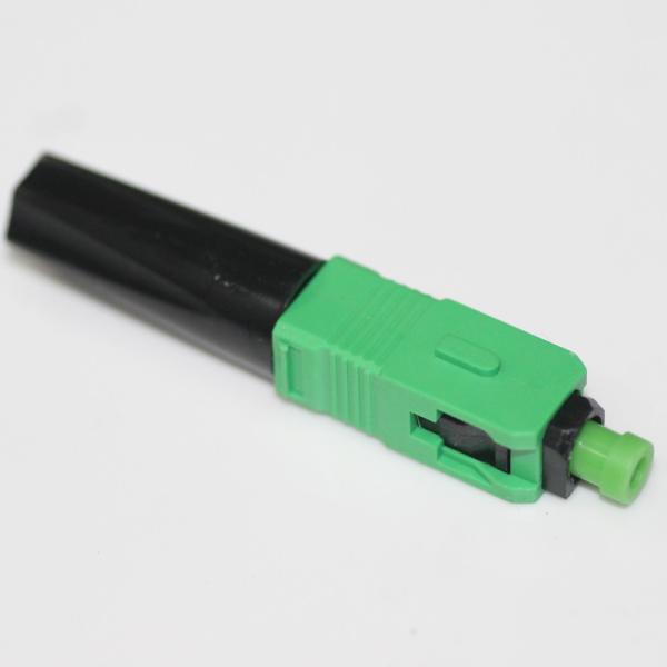 Pre Installed Fiber Optic Field Assembly Connectors 3.0mm SC APC Singlemode