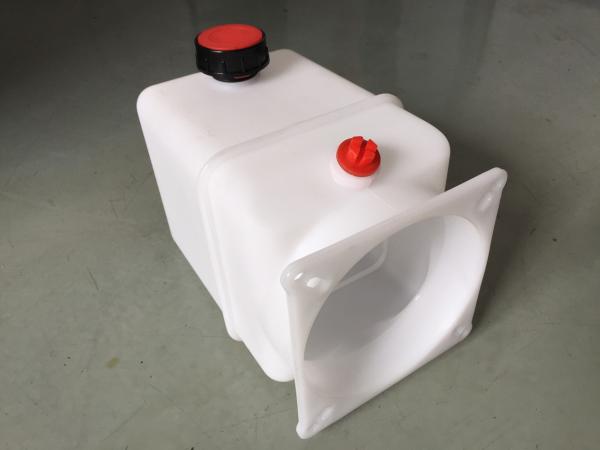 Tanques hidráulicos plásticos hidráulicos das unidades 4L do Power Pack com respiradouro do ar/tomada de dreno