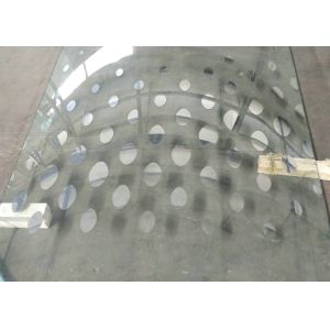 Ломкий 5mm изогнутый изогнутый цвет формы покрасил напечатанное стекло