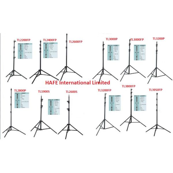 Алюминиевым амортизированная воздухом стойки треноги света лампы нержавеющая сталь сверхмощной портативной гибкая