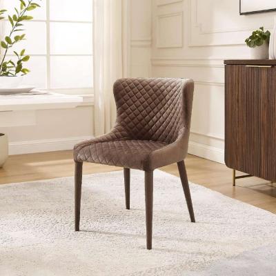 Practical Antiwear Upholstered Kitchen Dining Chairs Breathable For Home