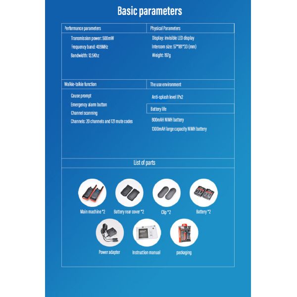 Talkie-walkie motorola Talkabout T82 Extreme Quad 5km Pmr Battery Earpiece Twin Pack Cost-effective Two-Way Radio Walkie Talkie