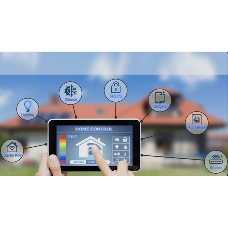 White Display Color Smart Home Automation Devices Including Near Field Communication Products Status Stock Built For Seamless Integration
